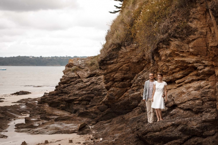 Hochzeitspaar am Strand