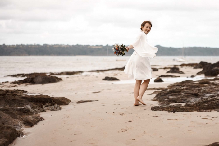 Brautpaar Fotoshooting am Strand